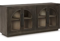 dreley grayish brown accent cabinet   