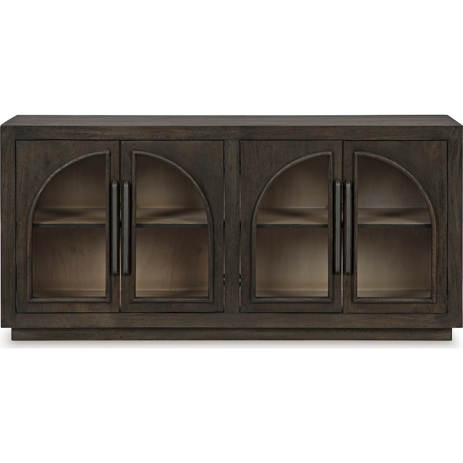 dreley grayish brown accent cabinet   