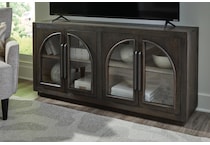 dreley grayish brown accent cabinet   