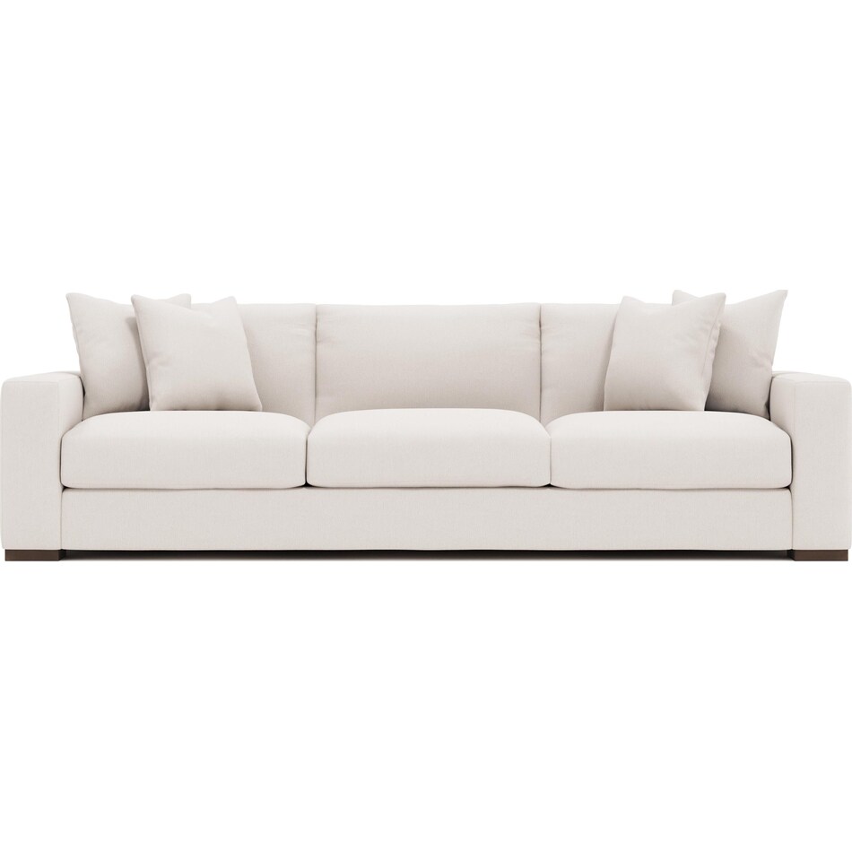 drew white cream sofa   
