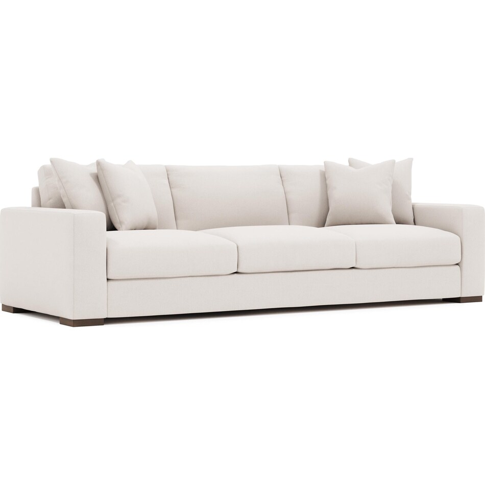 drew white cream sofa   
