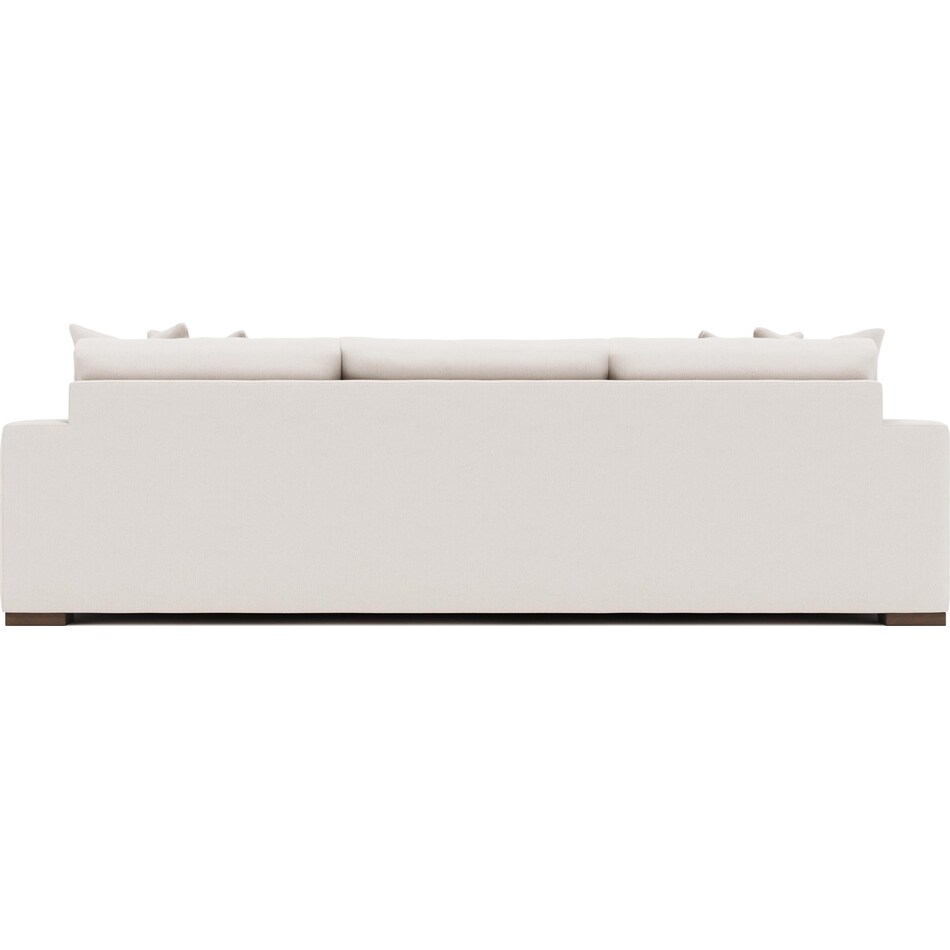 drew white cream sofa   