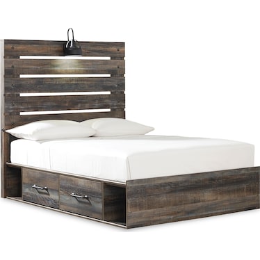 DRYSTAN SINGLE SIDE STORAGE BED