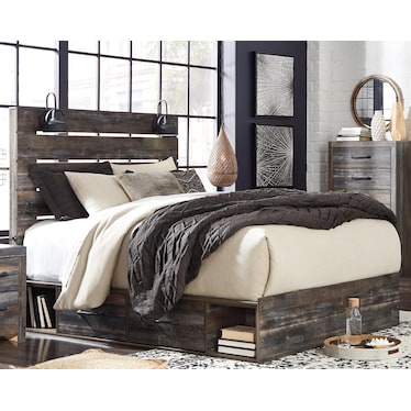 DRYSTAN DOUBLE SIDE STORAGE BED
