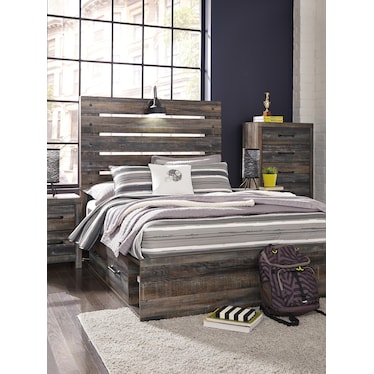 DRYSTAN DOUBLE SIDE STORAGE BED