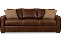 duke saloon rum leather sofa   