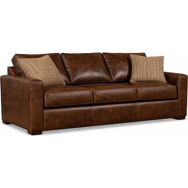 DUKE LEATHER SOFA