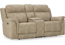 durapella sand power reclining loveseat   