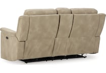 durapella sand power reclining loveseat   