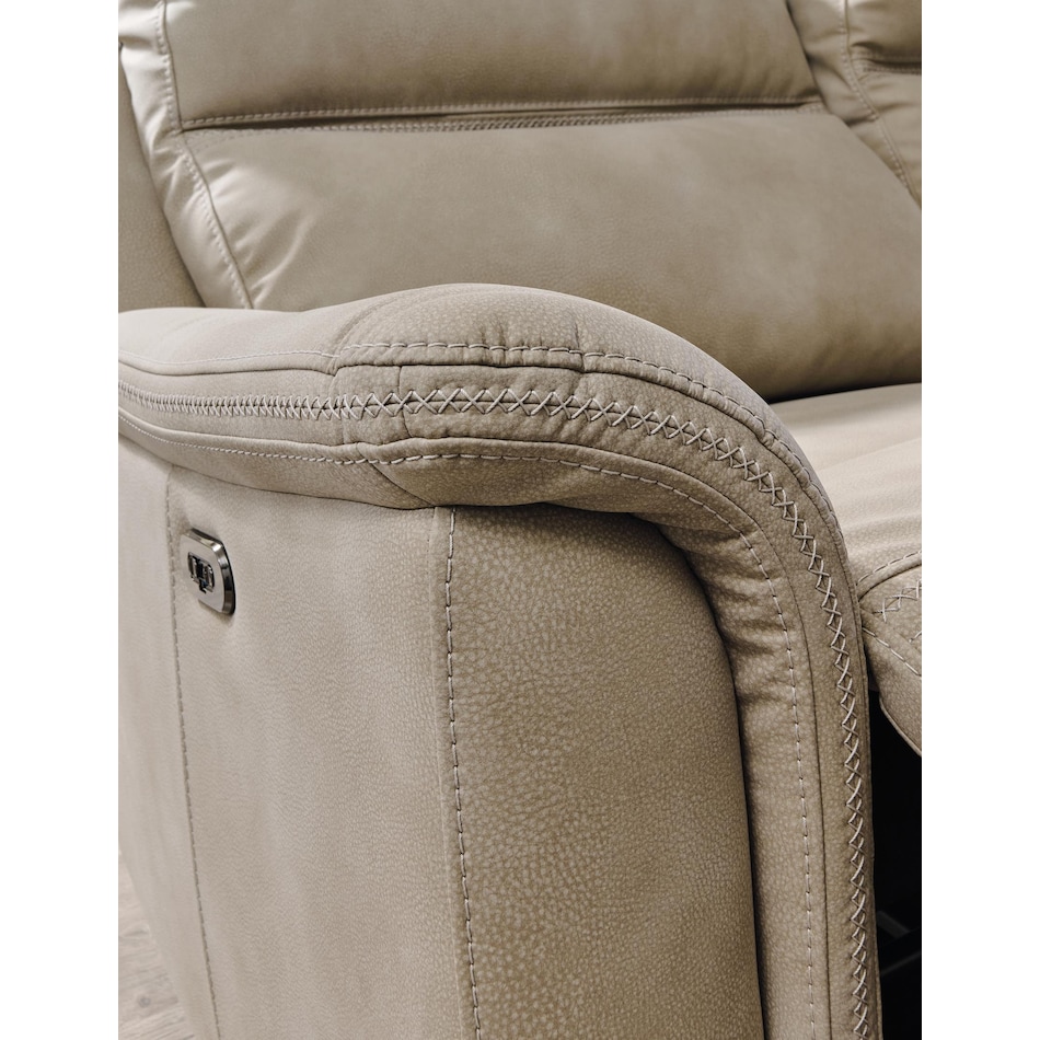 durapella sand power reclining loveseat   