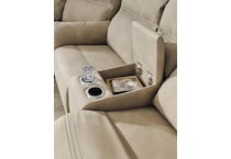 durapella sand power reclining loveseat   