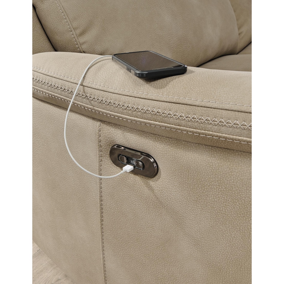 durapella sand power reclining loveseat   