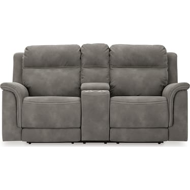 DURAPELLA POWER RECLINING CONSOLE LOVESEAT