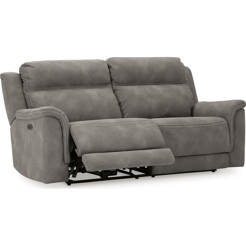 durapella slate power reclining sofa   
