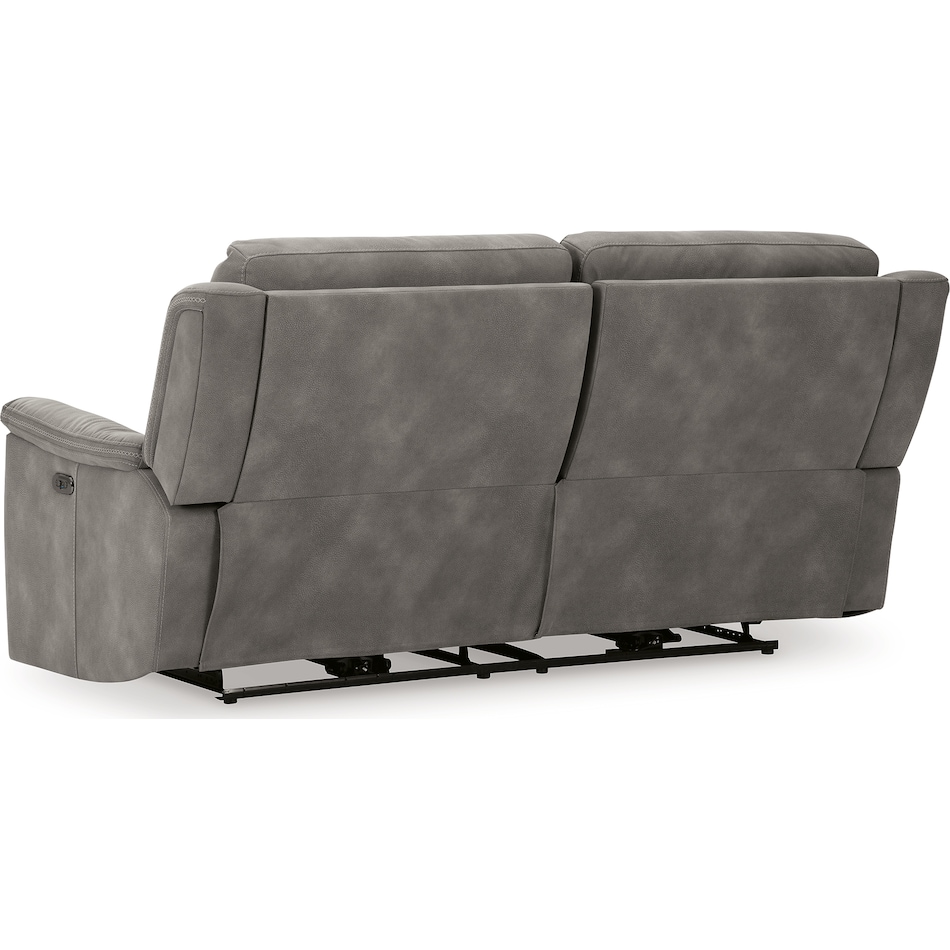 durapella slate power reclining sofa   