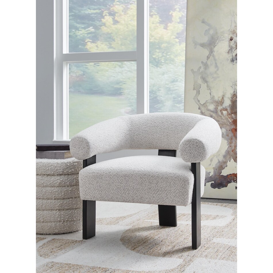 dutlish snow accent chair   