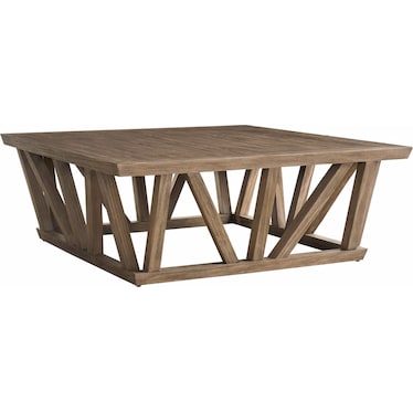 DWELL BLOULDER SQUARE COCKTAIL TABLE
