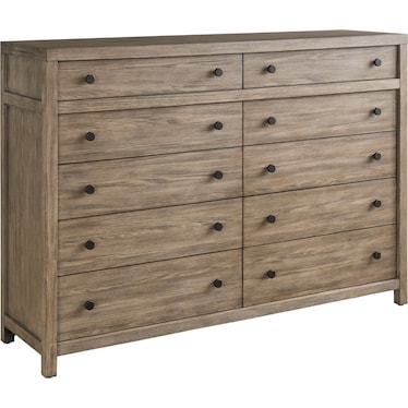 DWELL 10-DRAWER DRESSER