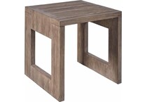 dwell boulder end table   
