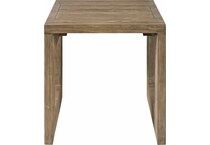 dwell boulder end table   