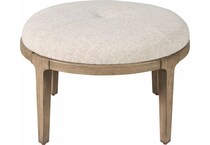 dwell boulder monique linen cocktail ottoman   