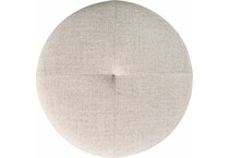 dwell boulder monique linen cocktail ottoman   