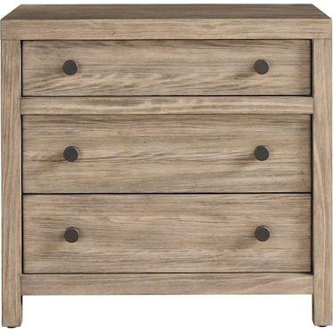 DWELL 3-DRAWER NIGHTSTAND
