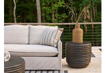 dwell charcoal end table   
