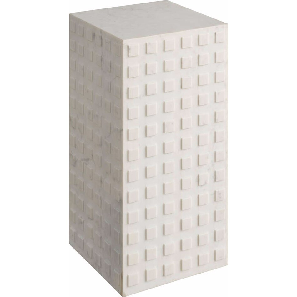 dwell white banswara cocktail table   