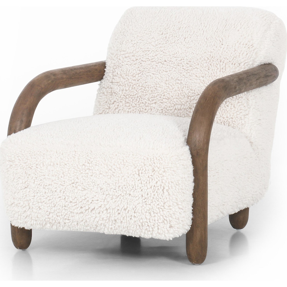 dylan andes natural distressed natural accent chair   
