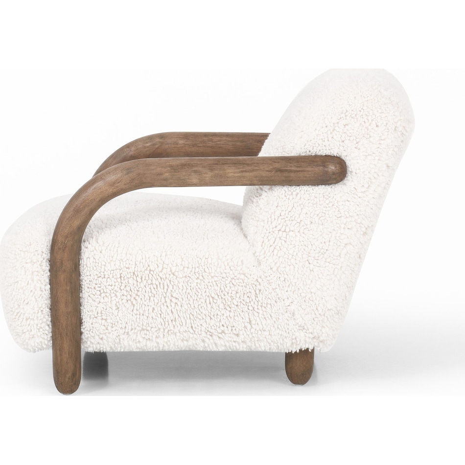 dylan andes natural distressed natural accent chair   