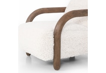 dylan andes natural distressed natural accent chair   