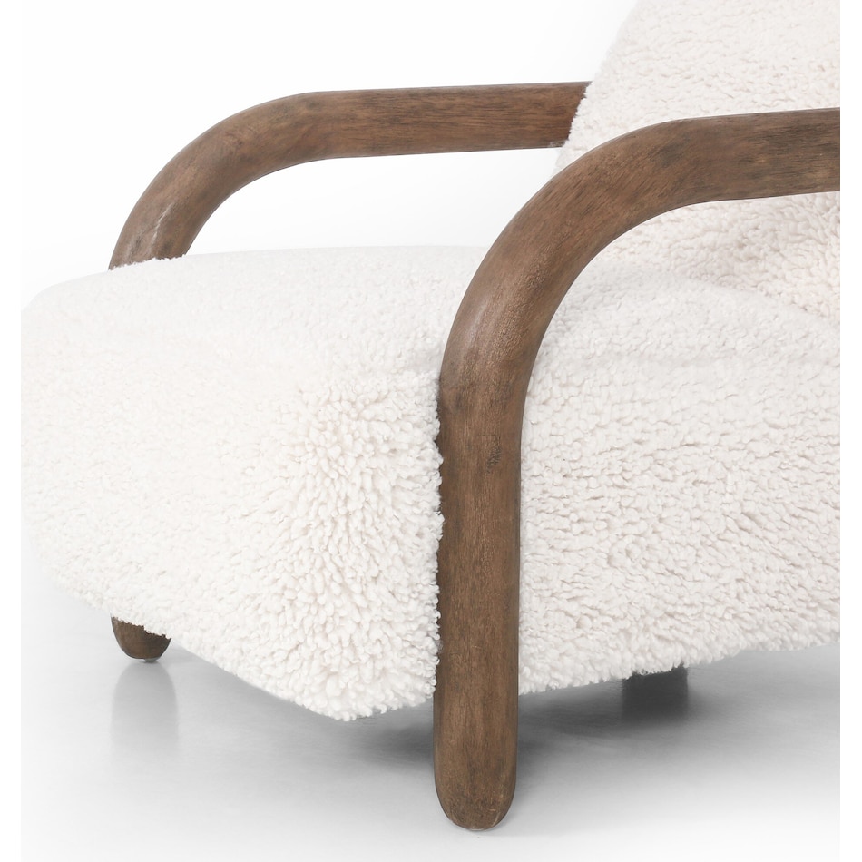 dylan andes natural distressed natural accent chair   