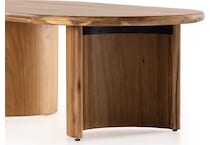dylan sandy acacia sandy acacia solid cocktail table   