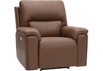 echo apollo nut power leather recliner   