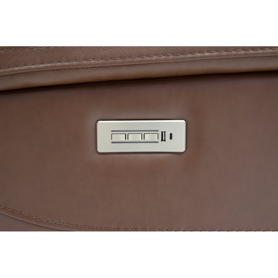 echo apollo nut power leather recliner   