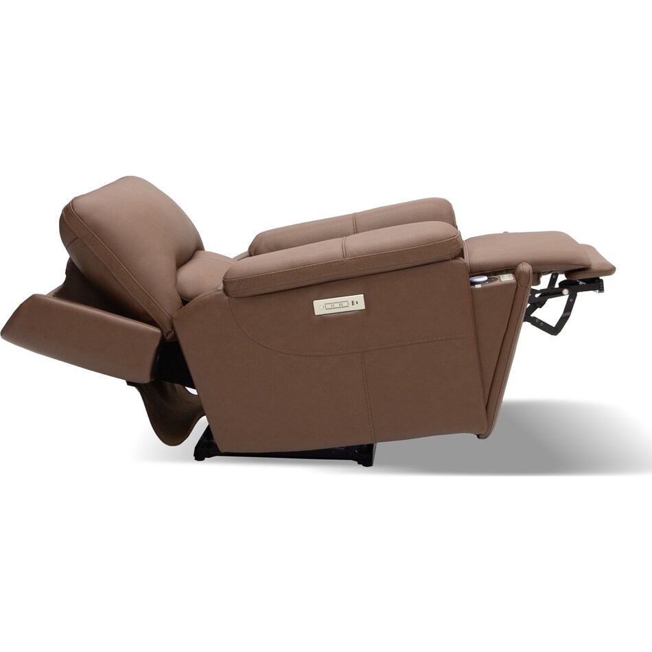 echo apollo nut power leather recliner   