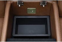 echo apollo nut power leather reclining console loveseat   