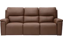 echo apollo nut power leather reclining sofa   