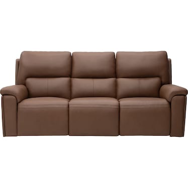 ECHO LEATHER POWER RECLINING SOFA BY MOTOMOTION