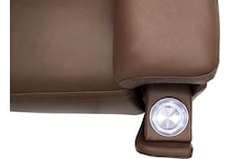 echo apollo nut power leather reclining sofa   