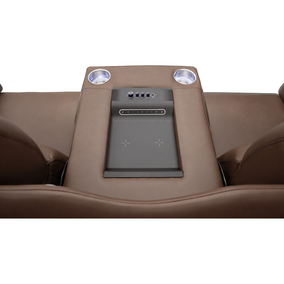 echo apollo nut power leather reclining sofa   