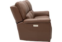 echo apollo nut power leather reclining sofa   