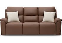 echo apollo nut power leather reclining sofa   
