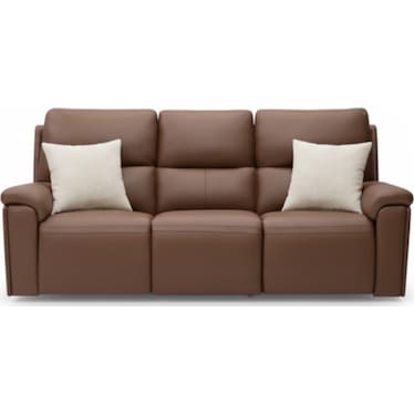 ECHO LEATHER POWER RECLINING SOFA BY MOTOMOTION