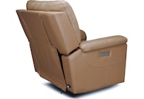 echo sand power leather recliner   
