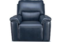 echo sorrento ocean power leather recliner   