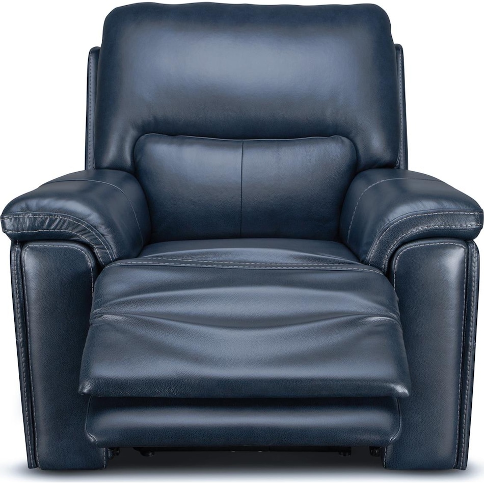 echo sorrento ocean power leather recliner   