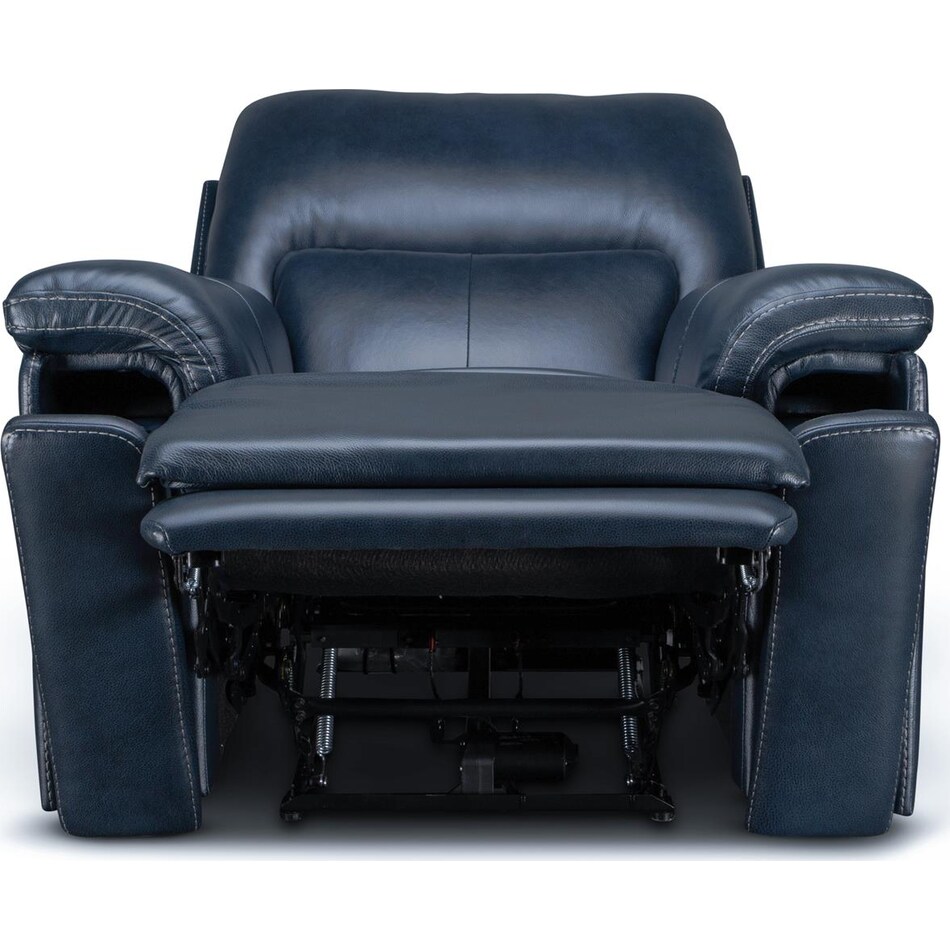 echo sorrento ocean power leather recliner   