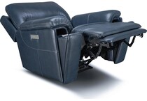 echo sorrento ocean power leather recliner   